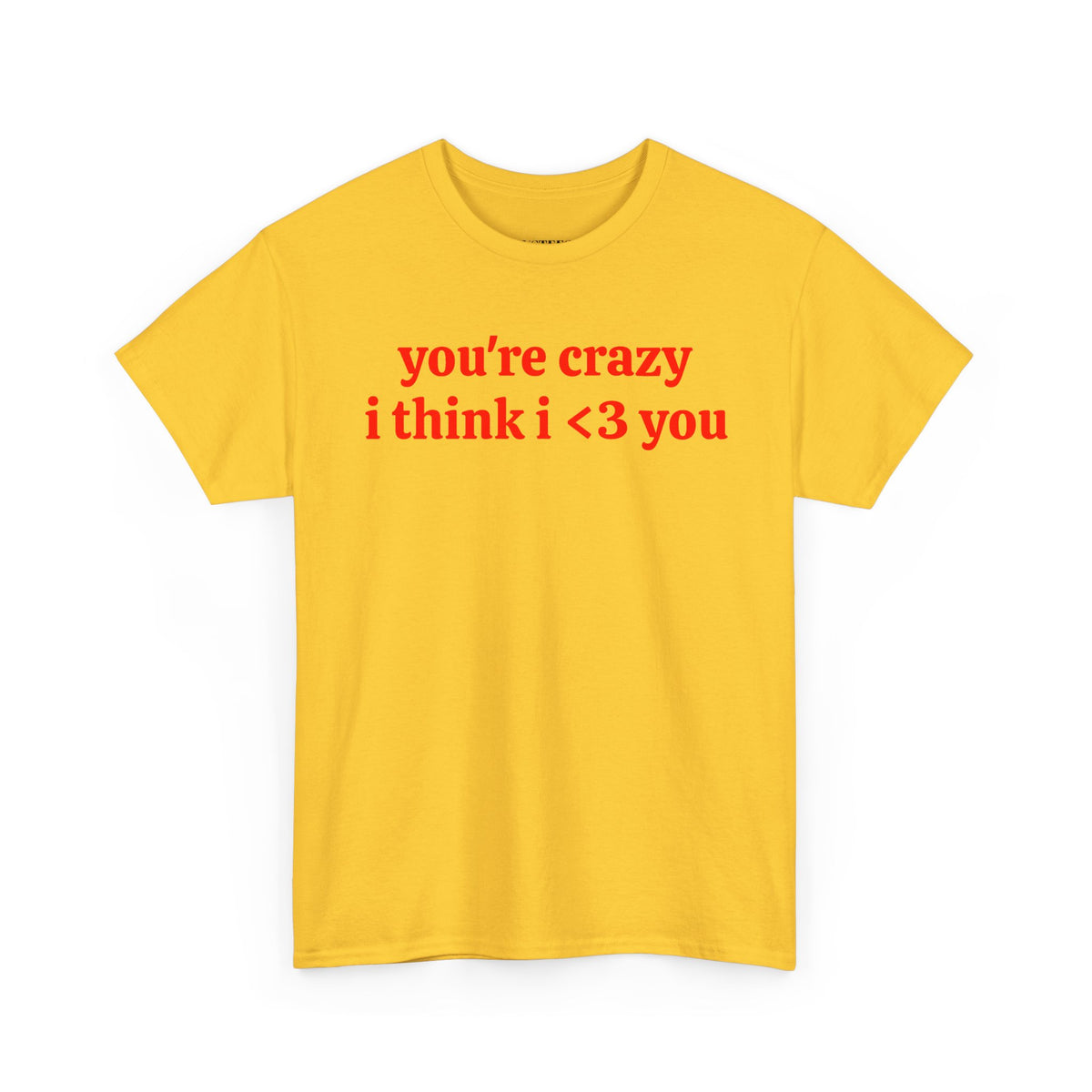 Youre Crazy I Think I <3 You T-Shirt